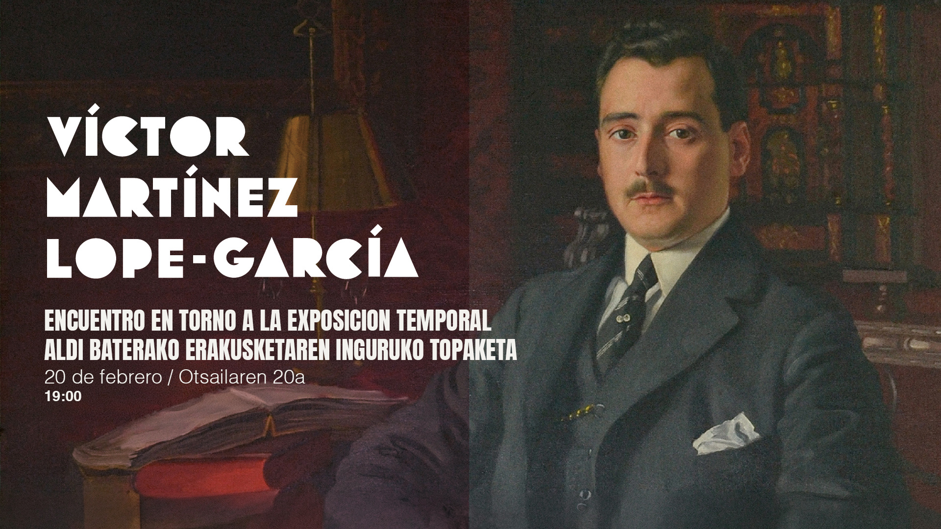 Encuentro exposición temporal Víctor Martínez