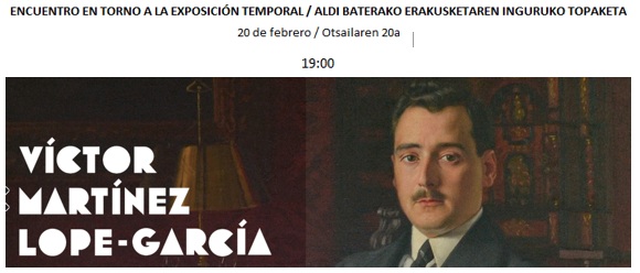 Encuentro exposición temporal Víctor Martínez