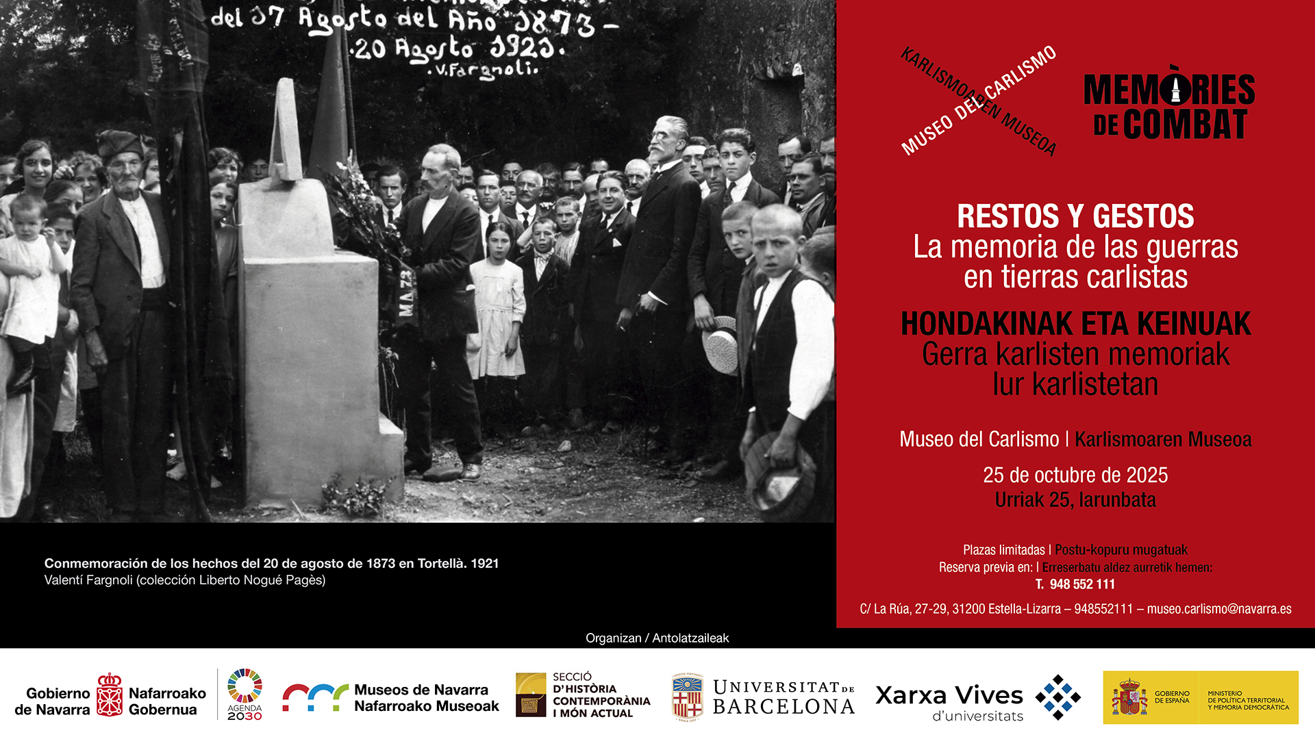 RESTOS Y GESTOS La memoria de las guerras en tierras carlistas