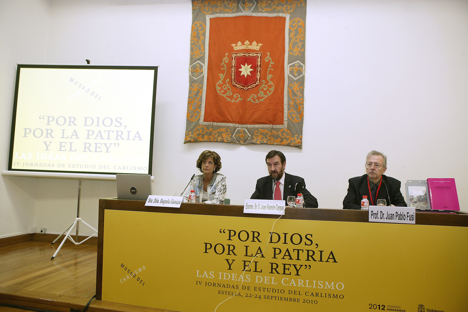 Inauguración de las IV Jornadas de Estudio del Carlismo. Septiembre 2010.
